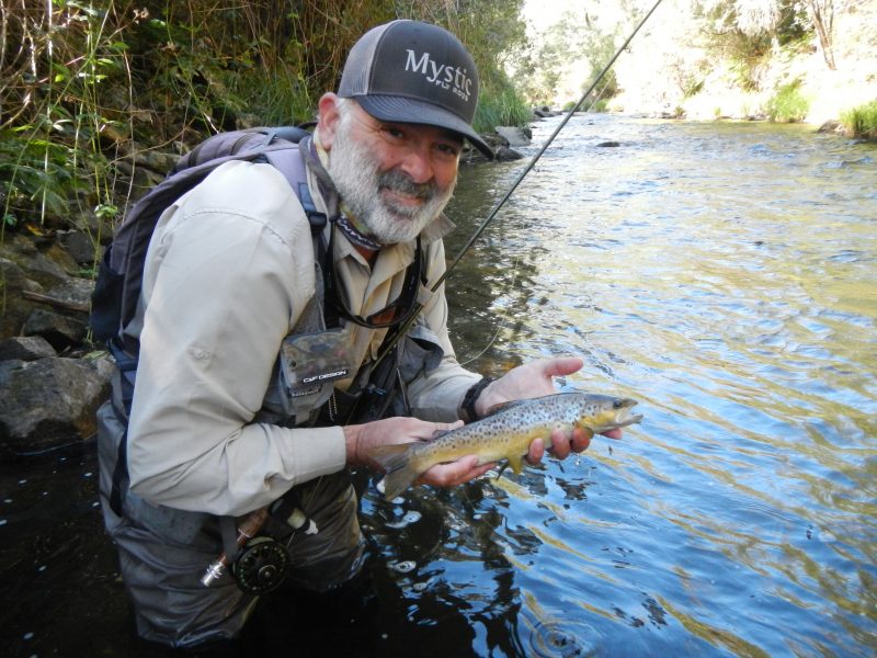 INDULGENCE FLYFISHING NORTHEAST VICTORIA GUIDING NORTH EAST VICTORIA AUSTRALIA SCOTT MACPHERSON TROUT FISHING GUIDE FLY